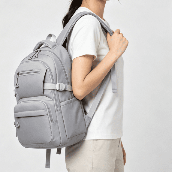 School Backpack Water Resistant Aesthetic Bookbag Casual Lightweight Daypack for Middle High School & College Students