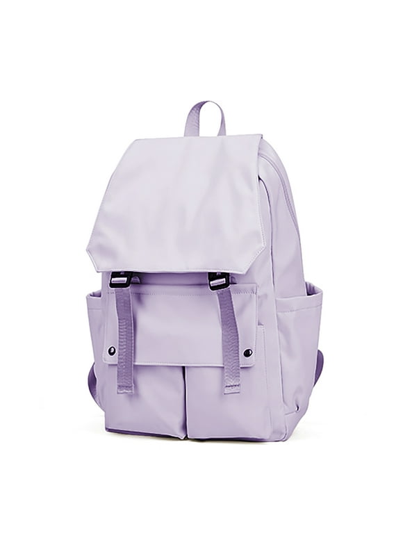 School Backpack for Women Men College High School Bag for Boys Girls Casual Travel School Bags 14 /15.6 Inch Laptop Aesthetic Backpacks for TeenageLaptop Backpack Waterproof Bookbag Purple