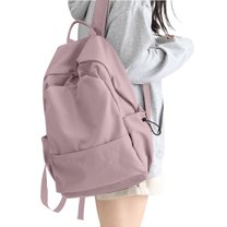 School Backpack Womens, Causal Travel School Bags 15.6 Inch Laptop Backpack for Teenage Girls Lightweight Rucksack Water Resistant Bookbag College Boys Men Work Daypack Purple