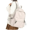thumbnail image 1 of School Backpack Womens, Causal Travel School Bags 14 Inch Laptop Backpack for Lightweight Rucksack Water Resistant Bookbag College Men Work Daypack Beige, 1 of 7