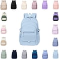 thumbnail image 1 of School Backpack for Boys Girls, Elementary Middle High College Student Bag, Cute Fashion Aesthetic Teen Bookbag for Teens Women (L-1pcs), 1 of 6
