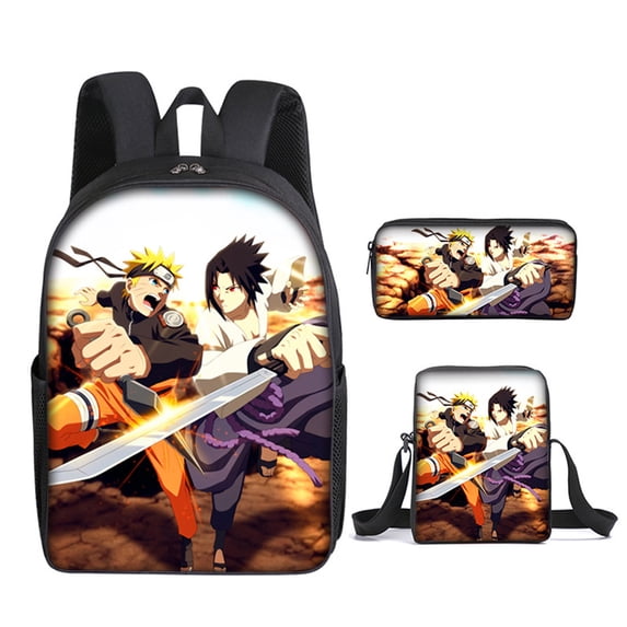 School Backpack for Elementary School Cartoon Book Bag 3pcs