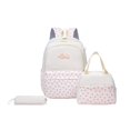 thumbnail image 1 of School Backpack for Girls, 3 in 1 Backpack with Lunch Box Pencil Case for Elementary Middle High School Student, 1 of 3