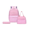 thumbnail image 1 of School Backpack for Girls, 3 in 1 Backpack with Lunch Box Pencil Case for Elementary Middle High School Student, 1 of 7