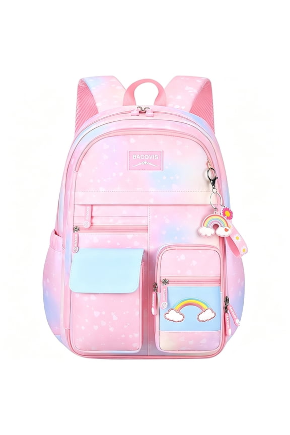 17” Backpack for Girls, Large kids backpack, School Backpacks with Durable & Water-Resistant Fabric, for Elementary, Middle, and High School Students