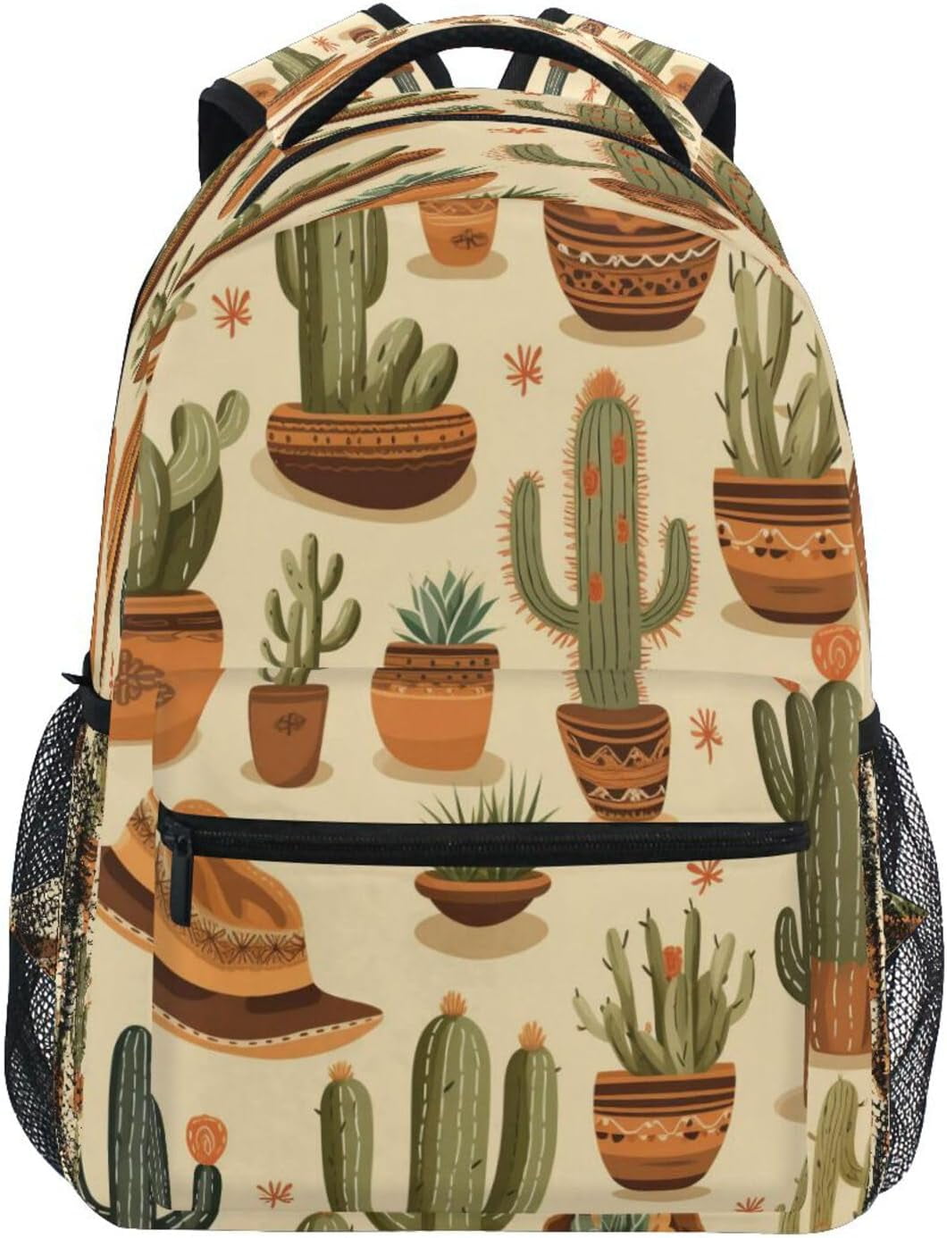 School Backpack for Teen Girls Boys Cowboy Hat Cactus Large Laptop Bag School Travel Back Pack Walmart