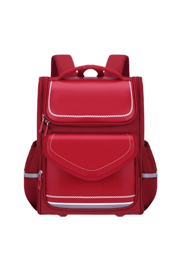 School Backpack for Teens Flap Metal Buckle Backpack Large Capacity Waterproof Laptop Bag Multi Pocket Adjustable Casual Commute Travel Daypack
