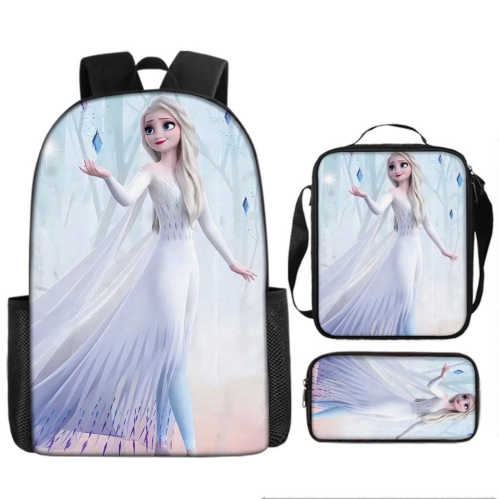 School Bag Ice and Snow Princess Elsa Computer Bag Water-Repellent ...