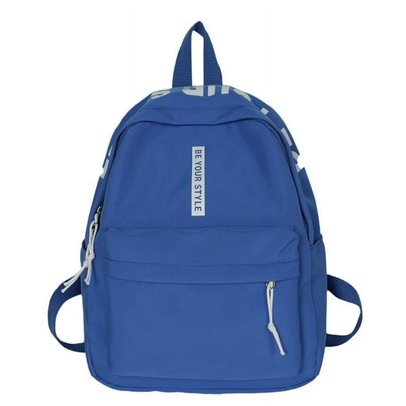 School Bag Junior High School Student Canvas Backpack Simple Fashion Travel Backpack Campus Backpack