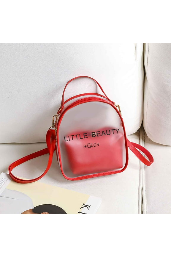 School Bag, One Shoulder Crossbody Bag Leather Large Capacity Multi Compartment Women Bag, Bag for School