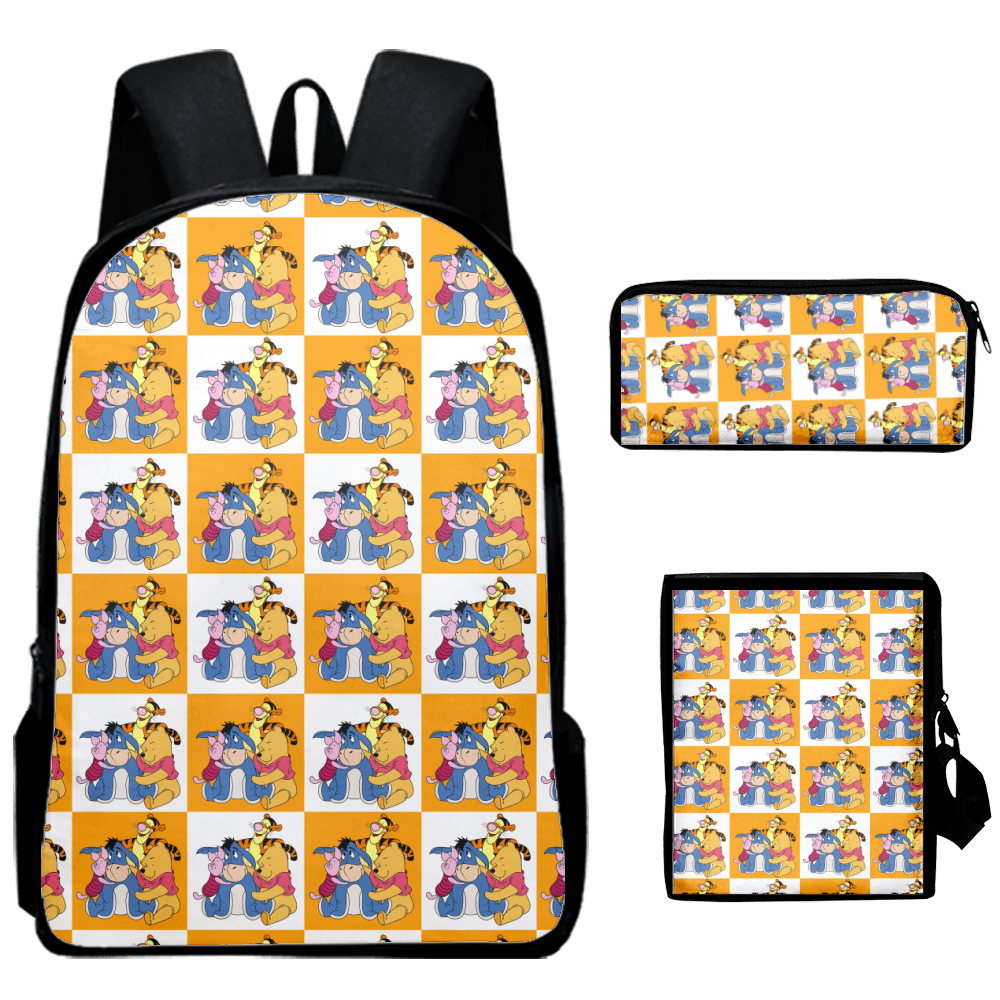School Bag Set Winnie the Pooh Backpack Set Girls Backpack Set Cute