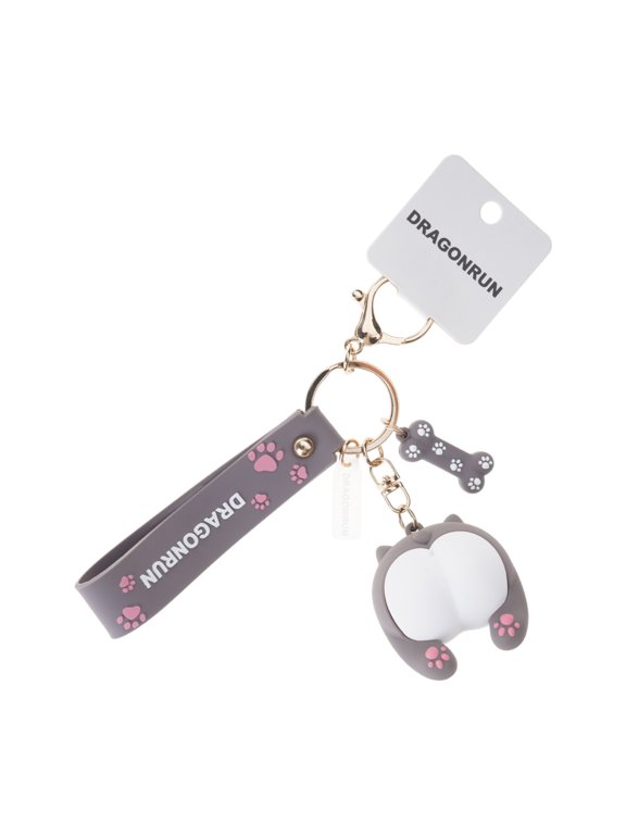 School Bag for Key Chain Pendant Cute Cats Butt Car Pvc for Doll for Key Keychain Birthday Jewelry Festiva