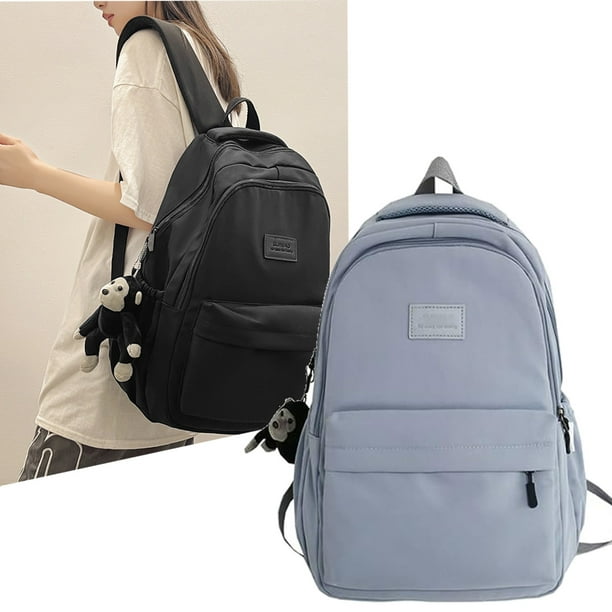Solid color backpacks for school best sale