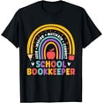 thumbnail image 1 of School Bookkeeper Appreciation School Bookkeeping Rainbow T-Shirt, 1 of 4