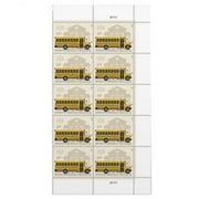 School Bus ADDITIONAL OUNCE USPS Postage Stamps 1 Strip of 10 US Postal First Class Students Children Teachers Celebration Party Announcement (10 Stamps)