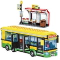 thumbnail image 1 of School Bus Building Set - 488 Pcs Realistic Educational Toy with Moving Wheels, STEM Construction Kit Compatible with Major Brands, 1 of 7