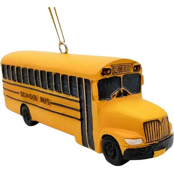 School Bus Christmas Tree Ornament Teacher Driver