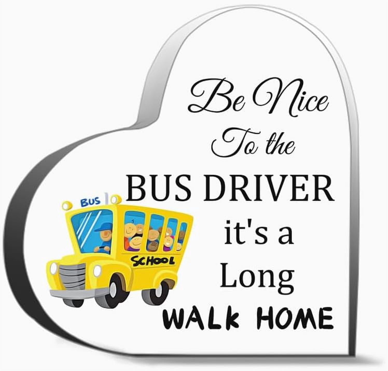 Sweet Ride Sign School Bus Driver Appreciation Gifts Thank You For The Sweet Ride ...