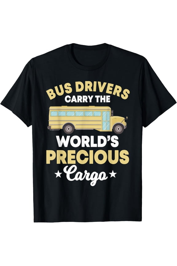 School Bus Driver Driving Transport Motorbus Vehicle Service T-Shirt