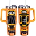 thumbnail image 1 of School Bus Driver Gifts - School Bus Driver Tumbler 40 OZ, Bus Driver Appreciation Gifts, Christmas Gifts for Bus Drivers, Back to School Gifts for Men Women, Bus Driver Travel Coffee Mug, Driver Cup, 1 of 6