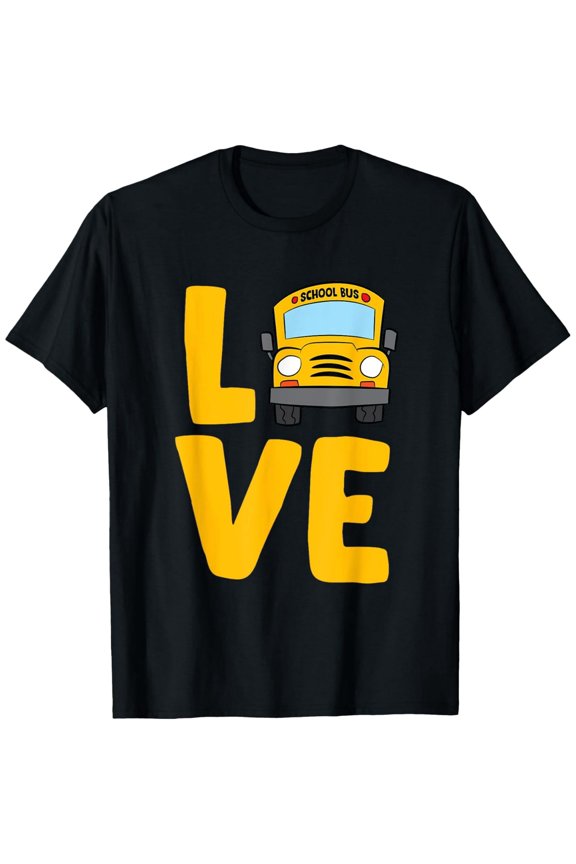School Bus Driver Graphic T-Shirt for Men and Women Cotton Blend