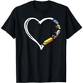 thumbnail image 1 of School Bus Driver Heart T-Shirt, 1 of 5