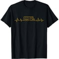 thumbnail image 1 of School Bus Driver Heartbeat Yellow Shuttle Student Transit T-Shirt, 1 of 5