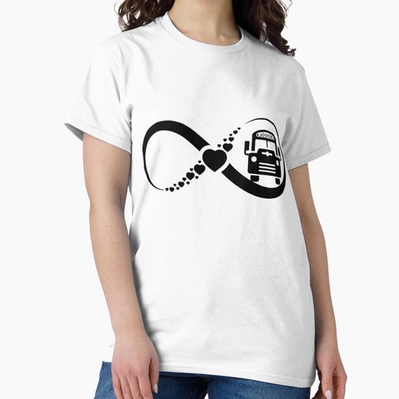 School Bus Driver Infinity T-Shirt