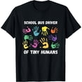 thumbnail image 1 of School Bus Driver Of Tiny Humans for Bus Driver T-Shirt Black Small, 1 of 4