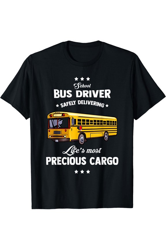 School Bus Driver Safely Delivering | School Bus Driver T-Shirt, Unisex T-Shirt