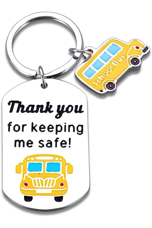 School Bus Driver Thank You Gift Bulk School Bus Driver Male Driver Female Driver Retired Driver Gift Accessories Thank You Keychain Leaving Birthday Christmas Gift