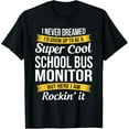 thumbnail image 1 of School Bus Monitor Tshirt Funny Gift T-Shirt, 1 of 4