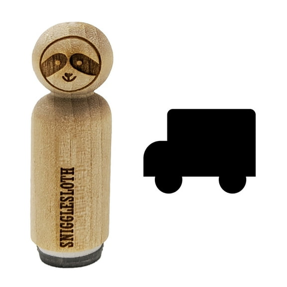 School Bus Solid Rubber Stamp for Scrapbooking Crafting Stamping - Mini 1/2 Inch