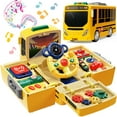 Walmart School Bus Toy for Kids Light & Sound, Glide Play, Push & Go