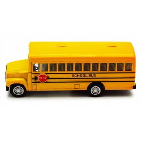 School Bus, Yellow - Kinsmart 5107D - 5" Diecast Model Toy Car