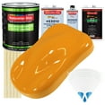 thumbnail image 1 of School Bus Yellow Premium Gallon Kit Low VOC URETHANE BASECOAT Auto Paint Kit, 1 of 6