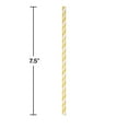 thumbnail image 1 of School Bus Yellow Striped Paper Straws, 1 of 3