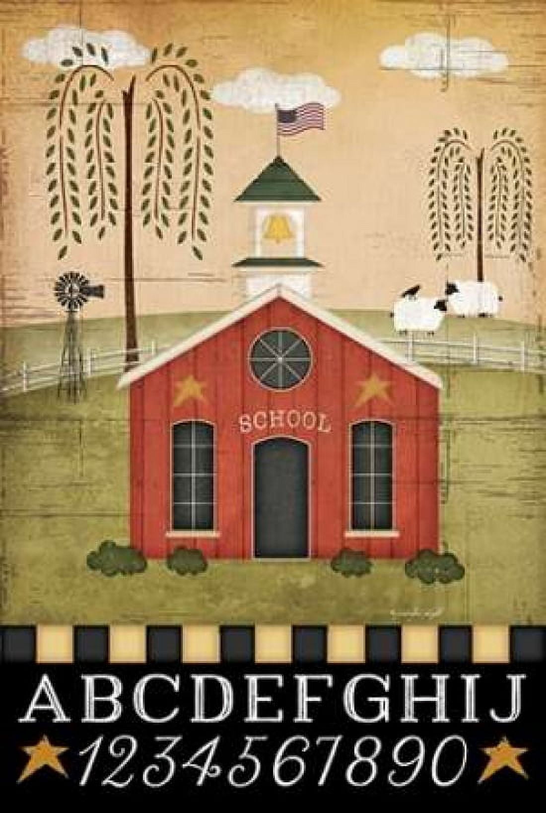 School Canvas Art - Jennifer Pugh (12 x 18)