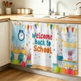 thumbnail image 1 of School Celebrations Cabinet Curtains for Shelves, Modern School Stationery Cheerful Privacy Curtain for Closet Self Adhesive, Dust-Proof Drapes for Closet Storage Room Classroom Doorway, 32"W x 55"L, 1 of 9