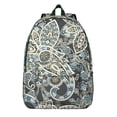 thumbnail image 1 of School College Backpack with Paisley Print Boho, Durable Lightweight Daypack, Laptop Bag with Multiple Pockets, Perfect Gift for Teens, 1 of 5