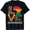 thumbnail image 1 of School Counselor Love African American Black History Month T-Shirt, 1 of 5