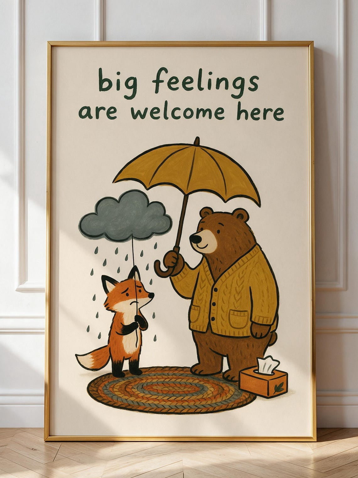 School Counselor Poster, Calm Down Corner, Big Feelings Are Welcome ...