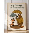 School Counselor Poster, Calm Down Corner, Big Feelings Are Welcome ...