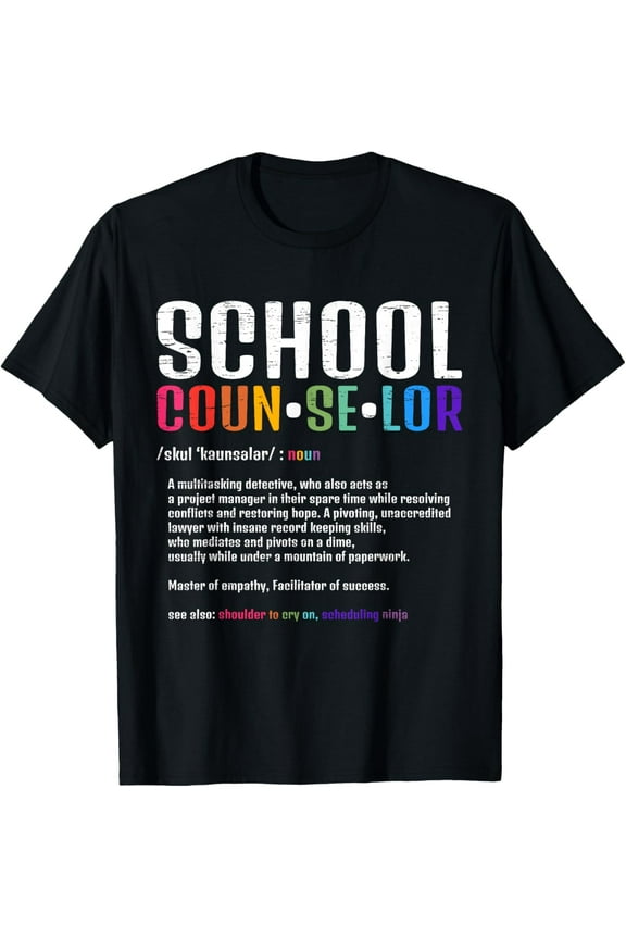 School Counselor for a Men Woman School Counselor T-Shirt
