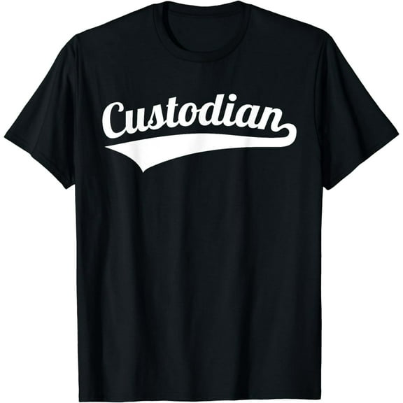School Custodian Job Cool Custodians and Janitor Gift T-Shirt