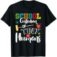 thumbnail image 1 of School Custodian Of Tiny Humans - Back To School - Janitor T-Shirt, 1 of 4