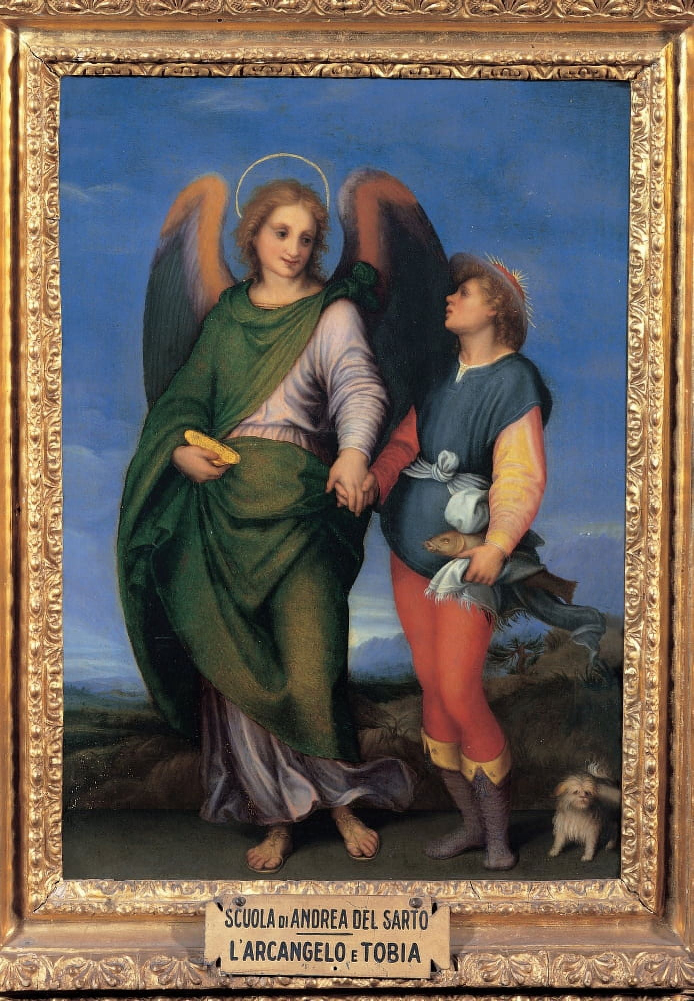 School DAgnolo Andrea Detto Andrea Del Sarto Canvas Art - (18 x 24)