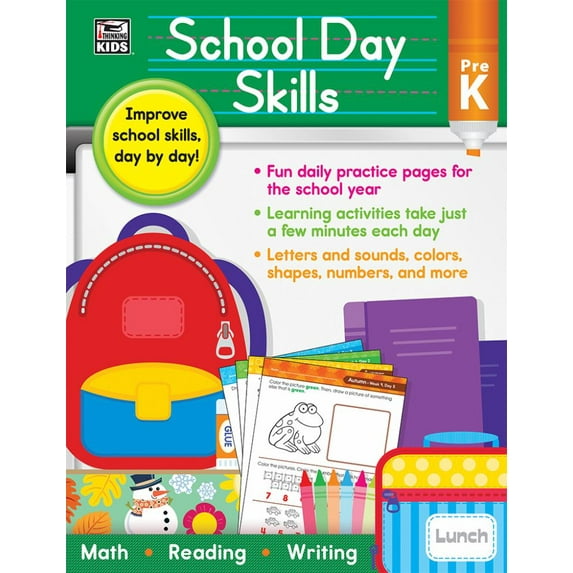 School Day Skills, Grade PK