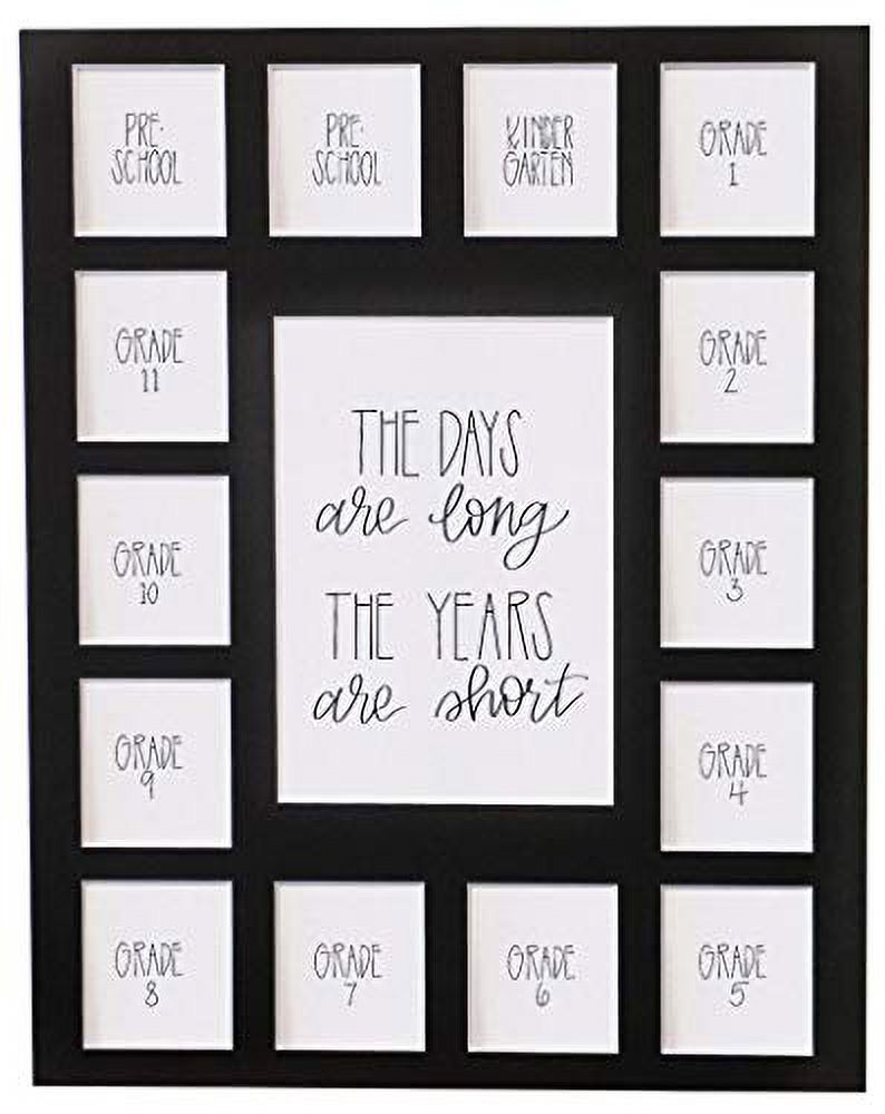 School Days Picture Mat With Multiple OpeningsSchool Years Photo