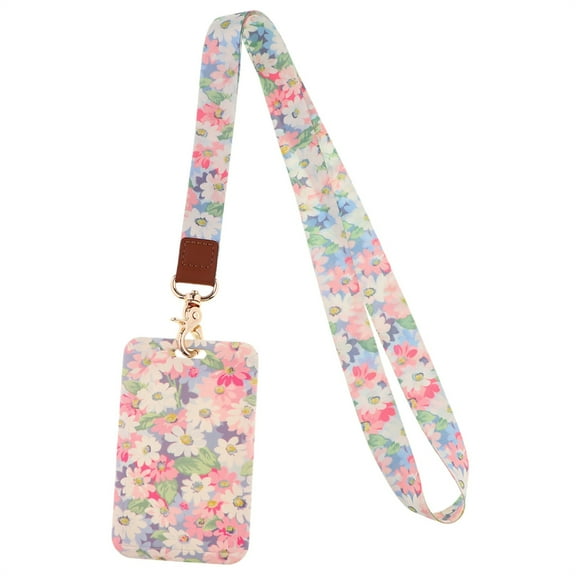 School Deal Clearance Under $5.00 Heart Shaped Cell Phone Lanyard with Sliding Card Holder Adjustable Braided Strap for O Ffice ID Cards PVC Leather